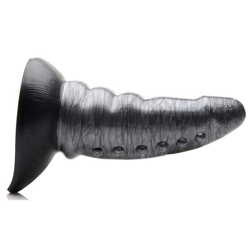 Creature Cocks Beastly Tapered Bumpy Silicone Dildo - Silver 21 cm Bumpy Dildo - DONGS