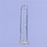 Crystal Dildo Straight 7in Clear - Adult Toys