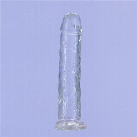Crystal Dildo Straight 7in Clear - Naughty by Nature Adult Store