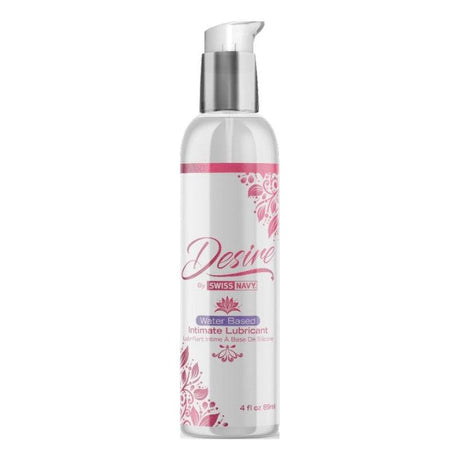Desire Water Based Intimate Lubricant 4oz/118ml - Lotions & Potions