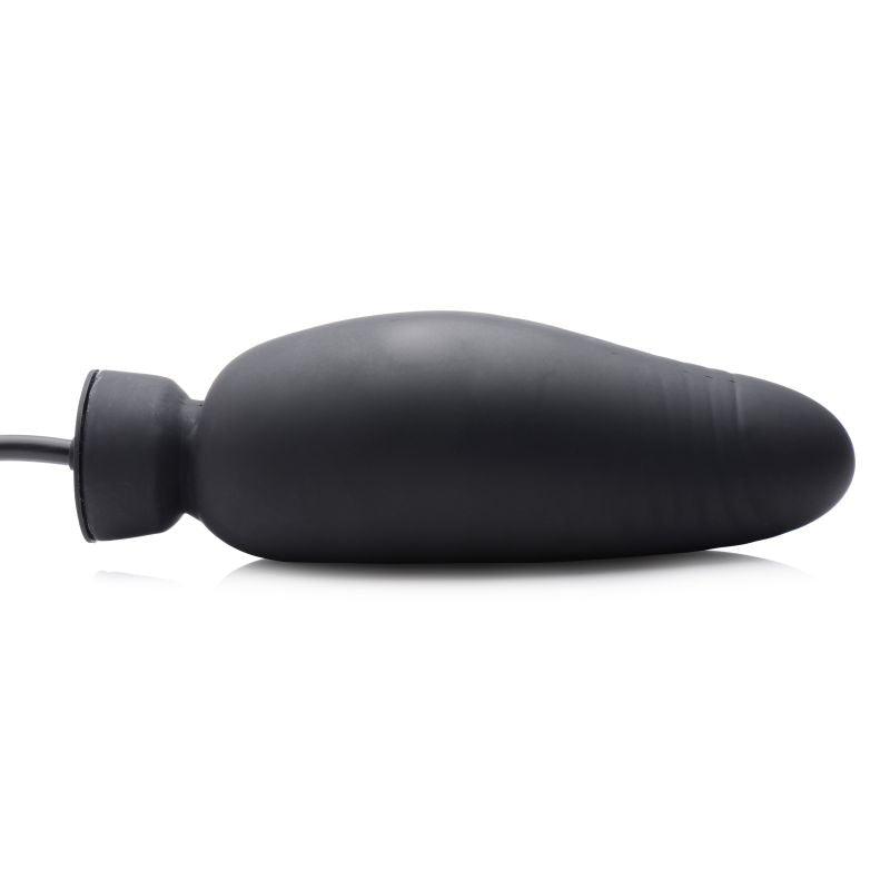 Dick Spand Inflatable Silicone Dildo Black - Adult Toys