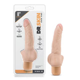 Dr Skin Cock Vibe 12 8in Vibrating Cock Beige - Adult Toys