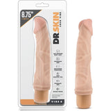 Dr Skin Cock Vibe 6 8.5in Vibrating Cock Beige - Adult Toys