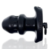 Drain O Flow Thru Buttplug Black - Adult Toys