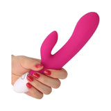 Dreamer 7 Mode Silicone Rechargeable Rabbit Vibrator Pink - Adult Toys