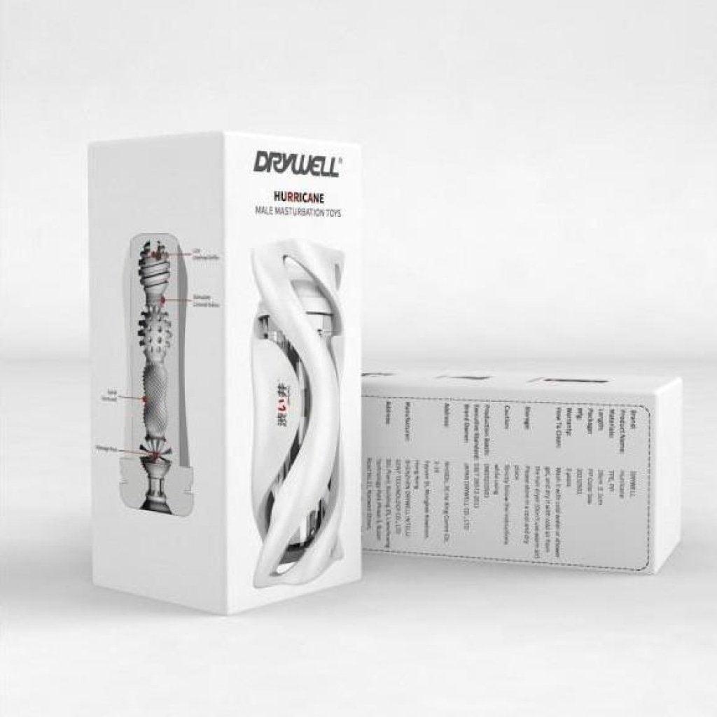 Drywell Hurricane Masturbator – Ergonomic Silicone Spiral Sleeve - Adult Toys