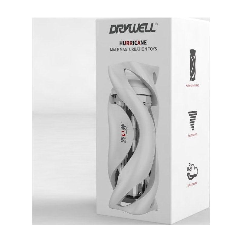 Drywell Hurricane Masturbator – Ergonomic Silicone Spiral Sleeve - Adult Toys
