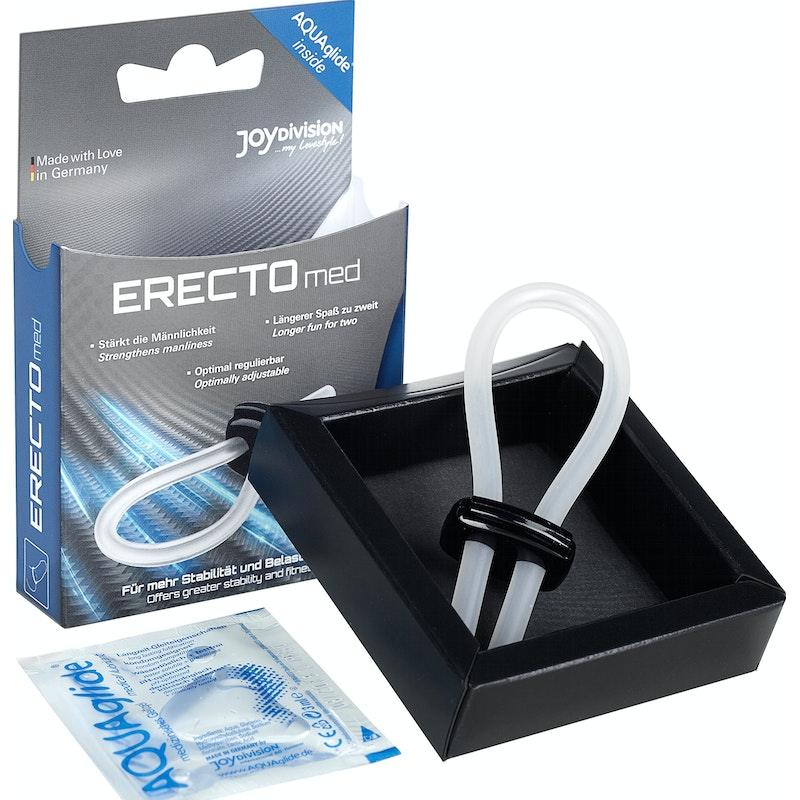ERECTOmed Adjustable Cock Ring Clear - Adult Toys