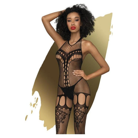 Fancy Me Bodystocking Black - Naughty by Nature Adult Store