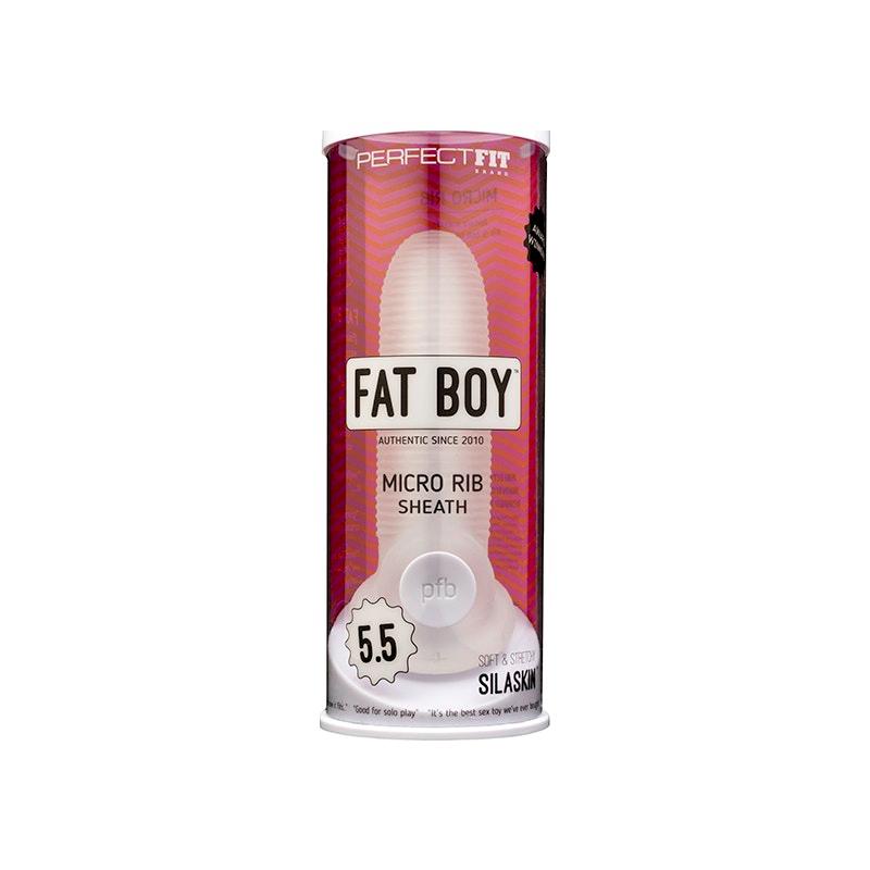 Fat Boy Micro Rib Sheath 5.5in - Adult Toys