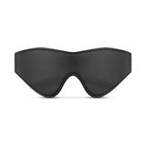 Faux Leather Blindfold Black - Adult Toys