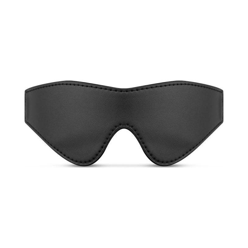 Faux Leather Blindfold Black - Naughty by Nature Adult Store
