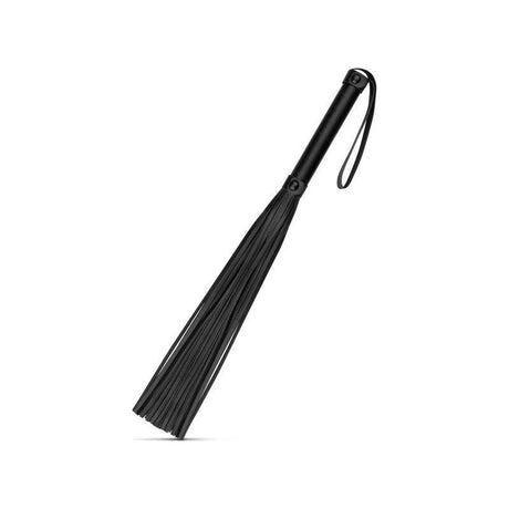 Faux Leather Flogger Black - Naughty by Nature Adult Store