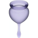 Feel Good Menstrual Cup Lila 2pcs - Adult Toys