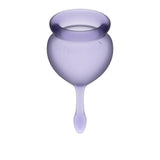 Feel Good Menstrual Cup Lila 2pcs - Adult Toys