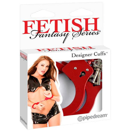 Fetish Fantasy Series Designer Cuffs - Red Hand Cuffs - BONDAGE - TOYS