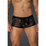 Flock Embroidery Short - Shorts - Lingerie