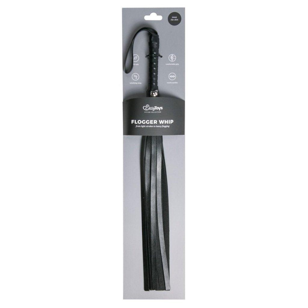 Flogger Whip Leather - Naughty by Nature Adult Store
