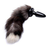 Fox Tail Anal Plug Grey - Naughty by Nature Adult Store