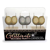 Glitterati - Boobie Candle Set - Novelty Candles - Set of 3 - Novelties