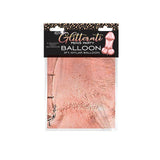 Glitterati - Penis Party Balloon 90cm Mylar - Rose Gold 90 cm Novelty Balloon - Novelties