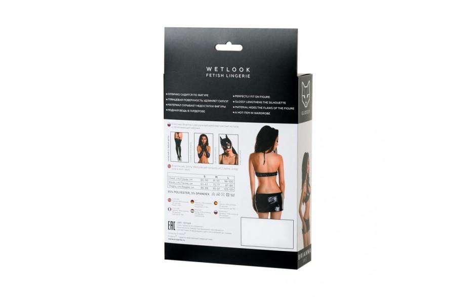 Glossy Wetlook Set Brianna - Lingerie