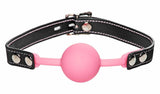 Glow Gag Glow in the Dark Silicone Ball Gag - Naughty by Nature Adult Store