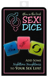 Glow In The Dark Sex Dice - Adult Toys