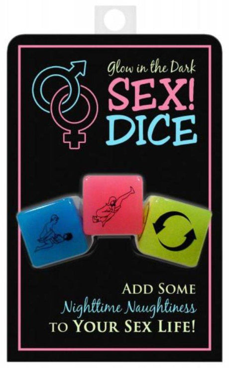 Glow In The Dark Sex Dice - Adult Toys