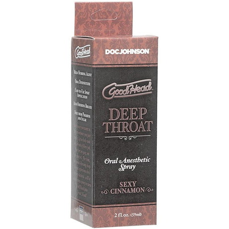 GoodHead Deep Throat Spray Cinnamon 59ml - Lotions & Potions