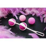 Gvibe Geisha Balls 2 | 5 - Stage Kegel Training Set - Pink Silicone - Adult Toys