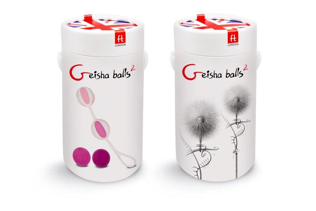 Gvibe Geisha Balls 2 | 5 - Stage Kegel Training Set - Pink Silicone - Adult Toys