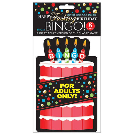 Happy Fucking Birthday Bingo - Party Game - Novelties