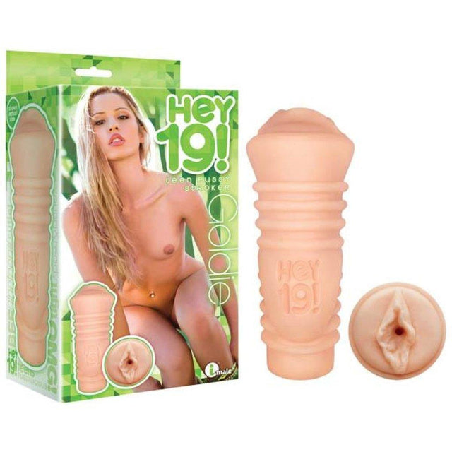 Hey 19! Goldie Flesh Vagina Stroker – Realistic Pocket Pussy - MASTURBATORS