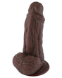 HiSmith - 8.2" Silicone Realistic Thick Brown Dildo (Suction) - Sex Toys