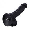 HiSmith - 8.3" Silicone Black Dildo (KlicLok) - 