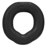 Hunkyjunk FIT Ergo Long - Wear Silicone Cock Ring – Tar Black - Adult Toys