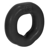 Hunkyjunk FIT Ergo Long - Wear Silicone Cock Ring – Tar Black - Adult Toys