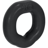 Hunkyjunk FIT Ergo Long - Wear Silicone Cock Ring – Tar Black - Adult Toys