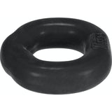 Hunkyjunk FIT Ergo Long - Wear Silicone Cock Ring – Tar Black - Adult Toys