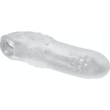 Hunkyjunk SWELL Adjust - fit Penis Extension Sleeve | Silicone Ice - Adult Toys