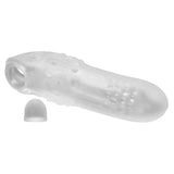 Hunkyjunk SWELL Adjust - fit Penis Extension Sleeve | Silicone Ice - Adult Toys