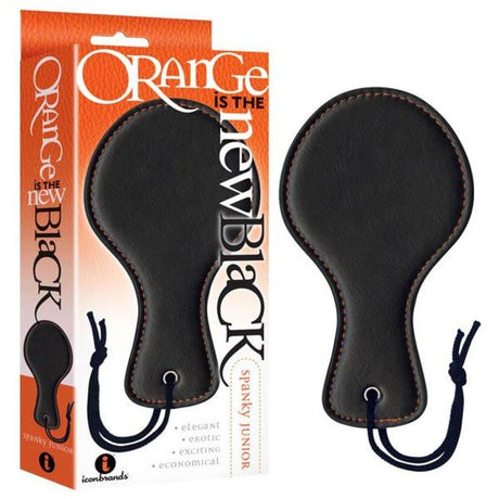 Icon Brands Spanky Junior Black Paddle – Ergonomic Spanking Tool - BONDAGE - TOYS