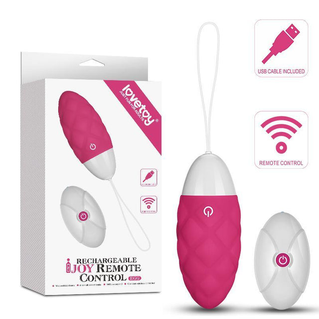 IJOY Wireless Remote Control Rechargeable Egg Pink - Adult Toys