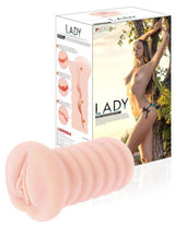 Kokos Realistic Vagina Masturbator – Flesh TPR Male Stroker, 18cm - Adult Toys