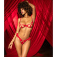 Lace Cut Out Set 2 Pc Red - Naughty by Nature Adult Store