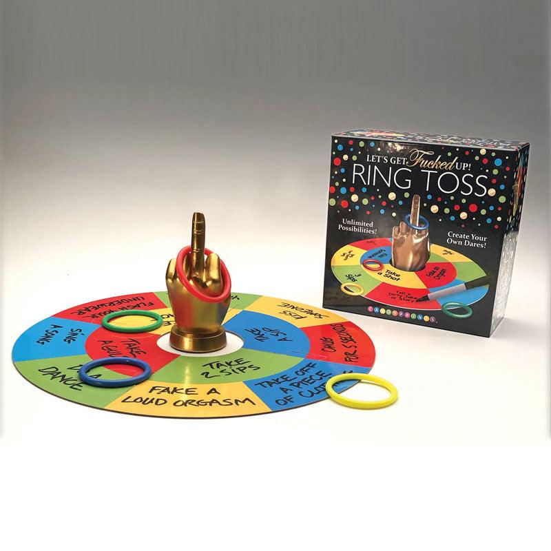 Lets Get Fucked Up Ring Toss - Adult Party Game - Novelties