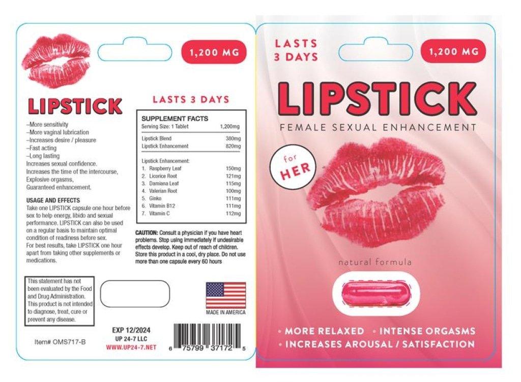 Lipstick Female Libido Single Pill - Naughty by Nature Adult Store