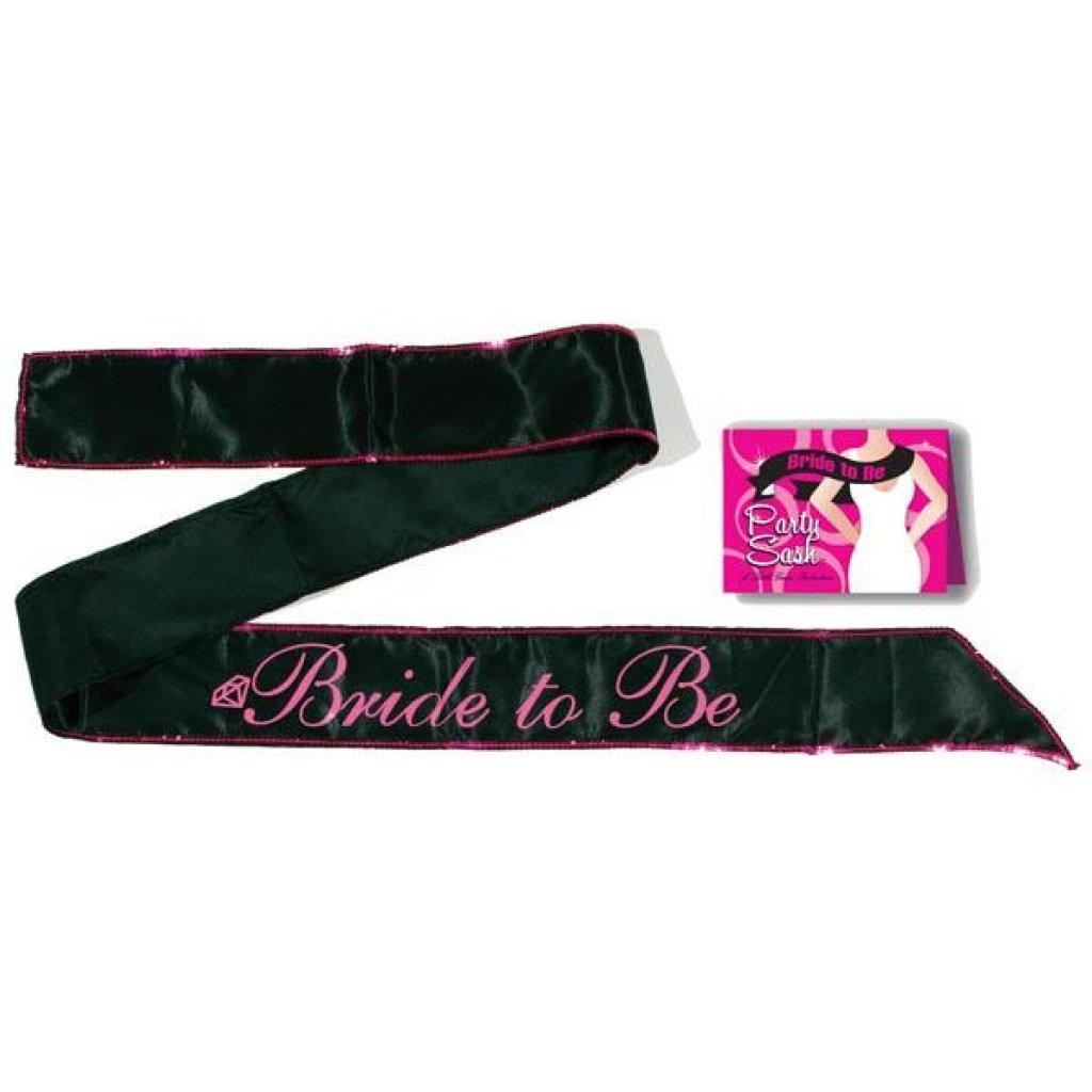 Little Genie Bride To Be Sash – Black Bachelorette Hens Party Accessory - Novelties