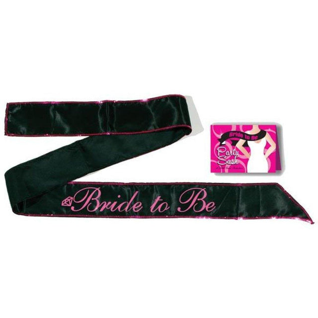 Little Genie Bride To Be Sash – Black Bachelorette Hens Party Accessory - Novelties